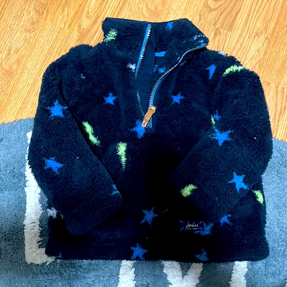 Boys fleece joules star pullover